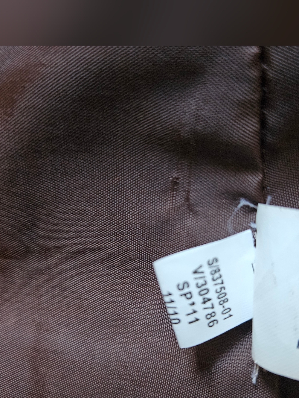 Gap chocolate Brown Sequin Embellished Mini Skirt Size 10 Side Zipper Fully line - Picture 8 of 9